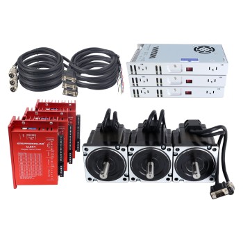 YS Series Kit Motor Paso a Paso de Closed Loop 3 Ejes 4,30Nm(608,93oz.in) Nema 34 con Fuente de Alimentación