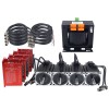 Kit CNC de paso a paso de bucle cerrado de 4 ejes de la serie YS, motor Nema 34 de 6,50Nm(920,48oz.in) con cables de 2,0m y transformador de CA - 4-ACLYS65 | StepperOnline
