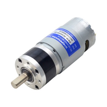 Motorreductor cepillado de 24V CC 0.73Kg.cm/892RPM con caja de cambios planetaria 3,7:1