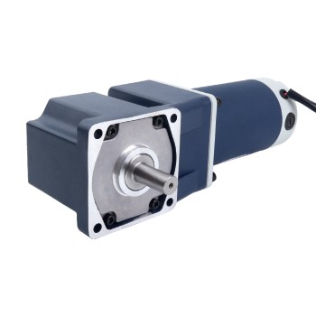 Cepillado 48V 150W 20.00Nm(2832,24oz.in) 36RPM con motor de engranaje de CC con caja de cambios de ángulo recto 50:1