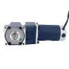 Cepillado 48V 150W 20.00Nm(2832,24oz.in) 36RPM con motor de engranaje de CC con caja de cambios de ángulo recto 50:1 - F5D150-48GU-18S/5GU50RT | StepperOnline