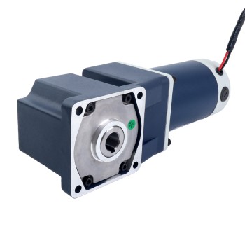 Cepillado 12V 90W 10,06Nm(1424,62oz.in) 60RPM con motor de engranaje de CC con caja de cambios de ángulo recto 30:1