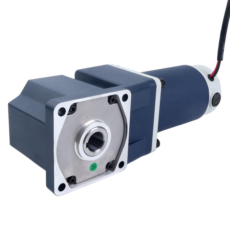 Cepillado 24V 250W 17,43Nm(2468,30oz.in) 100RPM con motor de engranaje de CC con caja de cambios de ángulo recto 30:1 - F6D250-24GU-30S/6GU30RC | StepperOnline Cepillado 24V 250W 17,43Nm(2468,30oz.in) 100RPM con motor de engranaje de CC con caja de cambios de ángulo recto 30:1 - F6D250-24GU-30S/6GU30RC | StepperOnline
