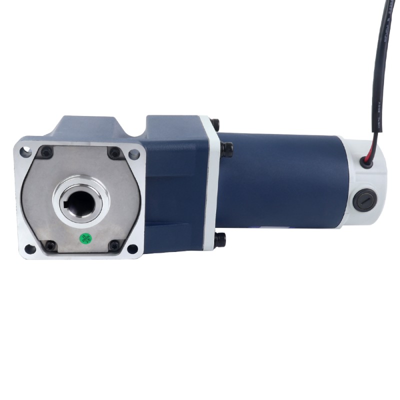 Cepillado 24V 250W 17,43Nm(2468,30oz.in) 100RPM con motor de engranaje de CC con caja de cambios de ángulo recto 30:1 - F6D250-24GU-30S/6GU30RC | StepperOnline Cepillado 24V 250W 17,43Nm(2468,30oz.in) 100RPM con motor de engranaje de CC con caja de cambios de ángulo recto 30:1 - F6D250-24GU-30S/6GU30RC | StepperOnline