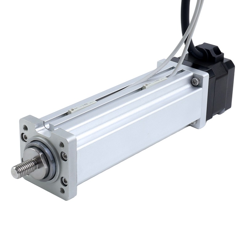 Nema 17 Husillo de Bolas Cilindro Eléctrico 1,5A Carrera 75mm 0,25Nm(35,40oz.in) Paso 5mm(0,19685) con Final de carrera - LCB17S13BVL15-75D | StepperOnline