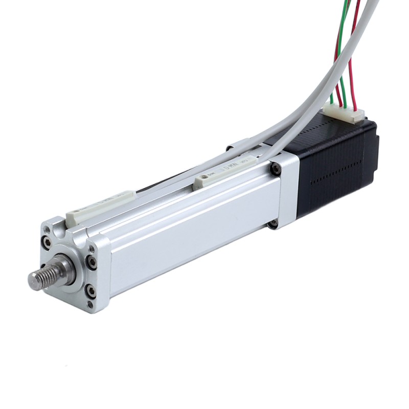 Nema 8 Husillo de Bolas Cilindro Eléctrico 0,5A Carrera 40mm 0,02Nm(2,83oz.in) Paso 1mm(0,03937) con Final de carrera - LCB8S15BSS05-40D | StepperOnline