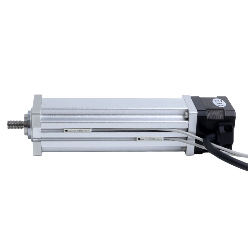 Nema 17 Husillo de Bolas Cilindro Eléctrico 1,5A Carrera 75mm 0,25Nm(35,40oz.in) Paso 5mm(0,19685) con Final de carrera - LCB17S13BVL15-75D | StepperOnline