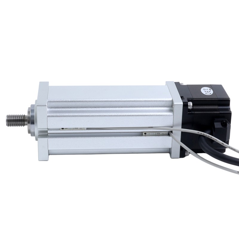 Nema 23 Husillo de Bolas Cilindro Eléctrico 4.0A Carrera 75mm 2.0Nm(283.22oz.in) Paso 4mm(0.15748) con Final de Carrera - LCB23S30BDL40-75D | StepperOnline