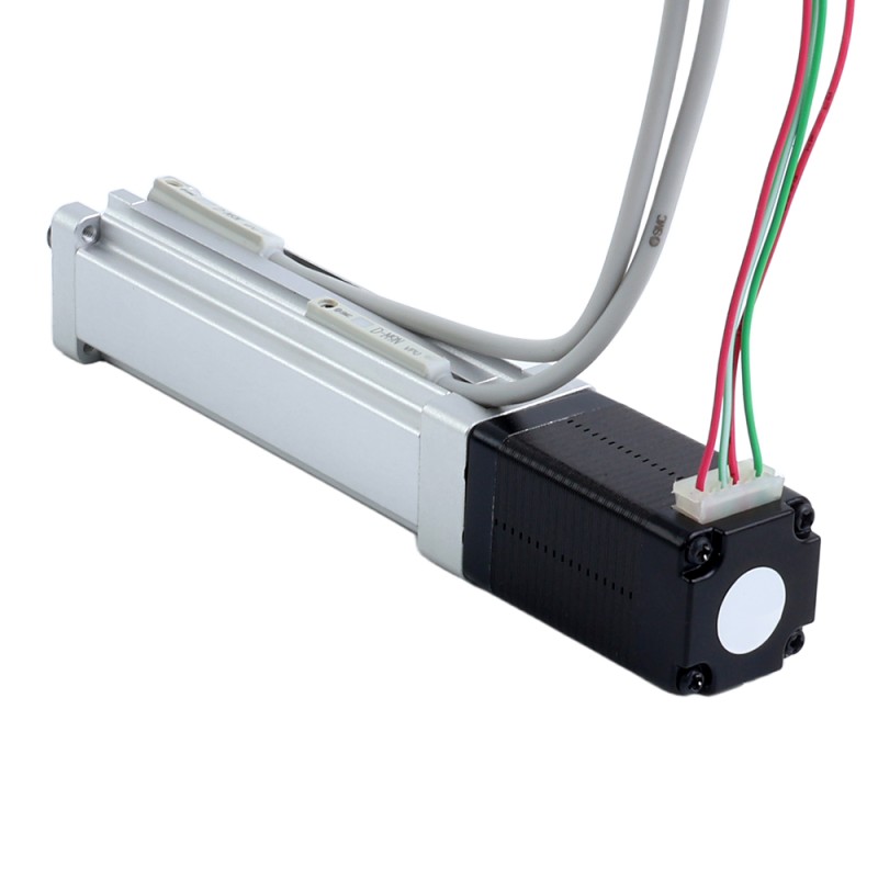 Nema 8 Husillo de Bolas Cilindro Eléctrico 0,5A Carrera 40mm 0,02Nm(2,83oz.in) Paso 1mm(0,03937) con Final de carrera - LCB8S15BSS05-40D | StepperOnline