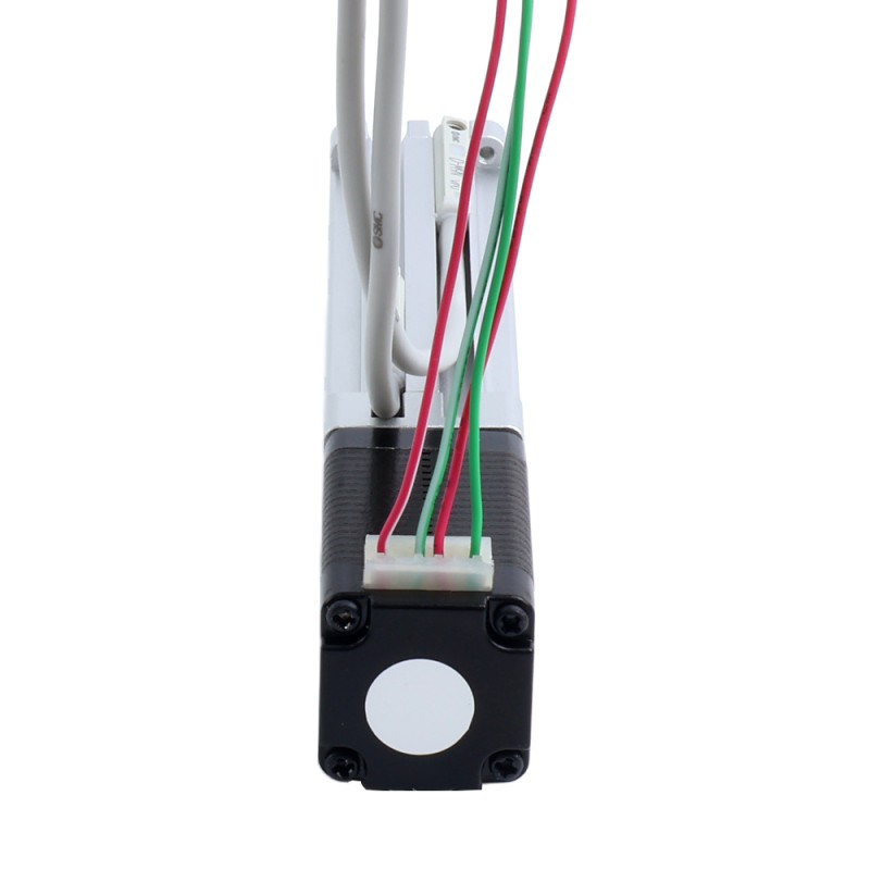 Nema 8 Husillo de Bolas Cilindro Eléctrico 0,5A Carrera 40mm 0,02Nm(2,83oz.in) Paso 1mm(0,03937) con Final de carrera - LCB8S15BSS05-40D | StepperOnline