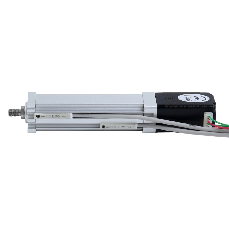 Nema 8 Husillo de Bolas Cilindro Eléctrico 0,5A Carrera 40mm 0,02Nm(2,83oz.in) Paso 1mm(0,03937) con Final de carrera - LCB8S15BSS05-40D | StepperOnline