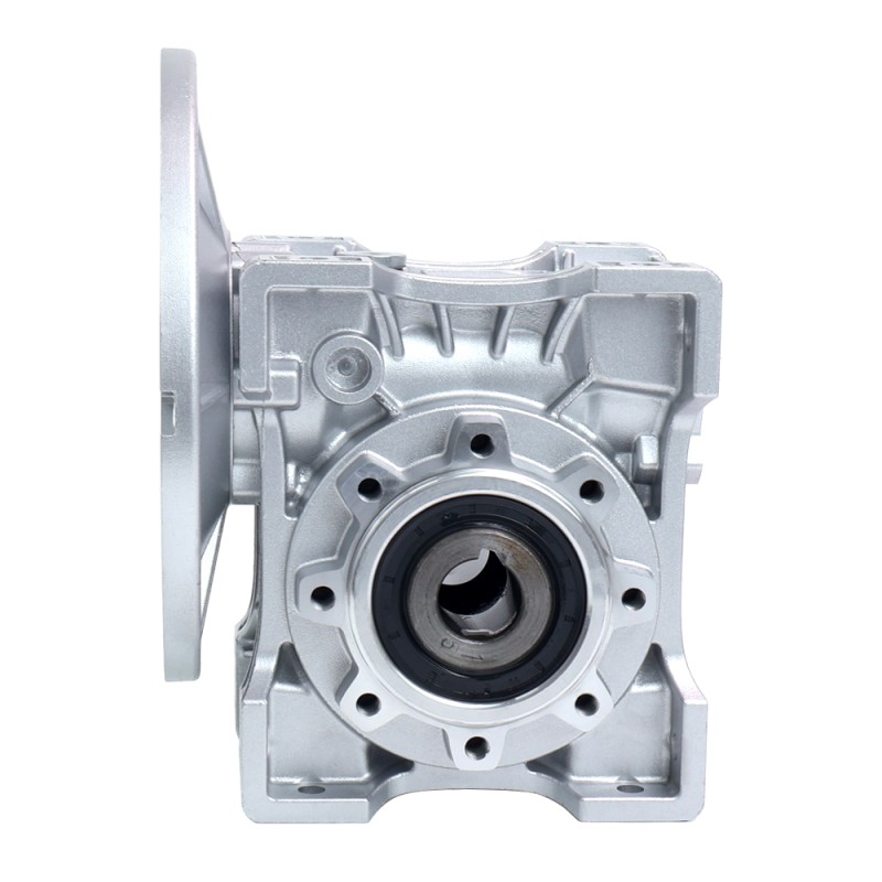 Caja de engranajes de tornillo sin fin MRVR063 relación 100:1 Ratio eje de entrada de φ14mm con brida de entrada del motor 71B5