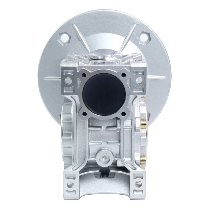 Caja de engranajes de tornillo sin fin MRVR063 relación 100:1 Ratio eje de entrada de φ14mm con brida de entrada del motor 71B5