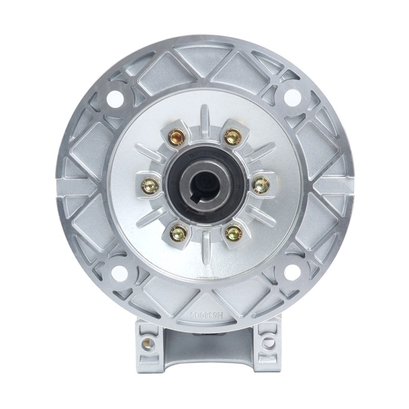 Caja de engranajes de tornillo sin fin MRVR063 relación 100:1 Ratio eje de entrada de φ14mm con brida de entrada del motor 71B5