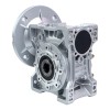 Caja de engranajes de tornillo sin fin MRVR075 relación 100:1 Ratio eje de entrada de φ19mm con brida de entrada del motor 80B14