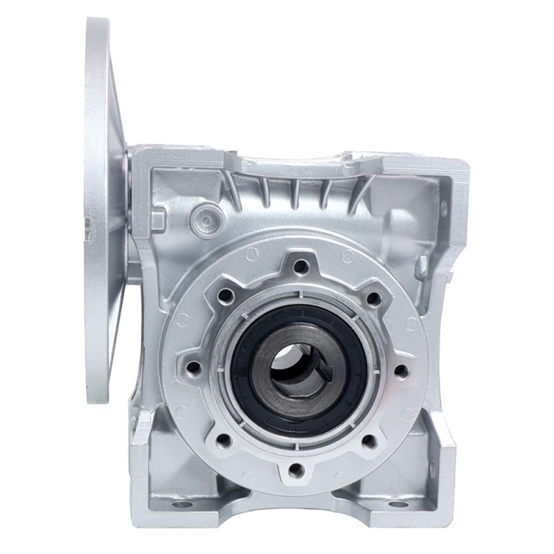 Caja de engranajes de tornillo sin fin MRVR090 relación 7.5:1 Ratio eje de entrada de φ19mm con brida de entrada del motor 80B14