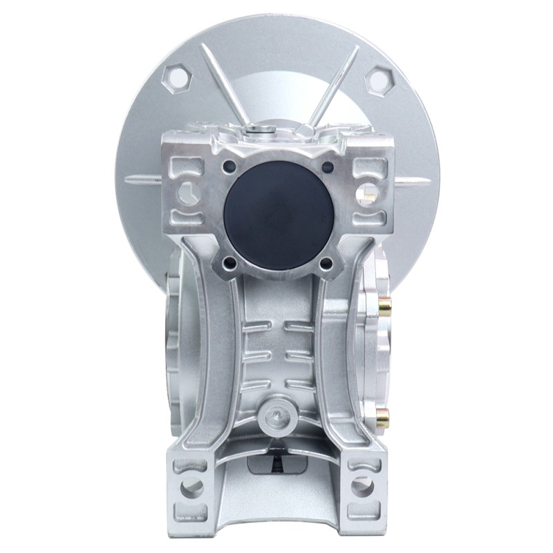 Caja de engranajes de tornillo sin fin MRVR090 relación 7.5:1 Ratio eje de entrada de φ19mm con brida de entrada del motor 80B14