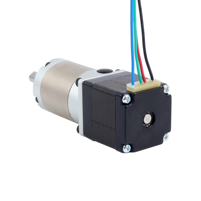 Motor paso a paso Nema 11 bipolar L=33mm con caja de cambios planetaria serie EG relación de reducción 50:1 - 11HS12-0704S-EGS50 | StepperOnline