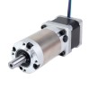 Motor paso a paso Nema 14 bipolar L=34mm con caja de cambios planetaria serie EG relación de reducción 100:1 - 14HS13-1004S-EGS100 | StepperOnline