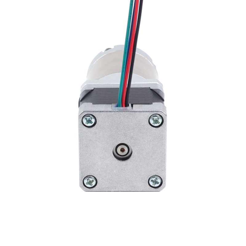 Motor paso a paso Nema 14 bipolar L=34mm con caja de cambios planetaria serie EG relación de reducción 100:1 - 14HS13-1004S-EGS100 | StepperOnline