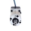 Motor paso a paso Nema 14 bipolar L=34mm con caja de cambios planetaria serie EG relación de reducción 100:1 - 14HS13-1004S-EGS100 | StepperOnline