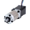 Motor paso a paso Nema 14 bipolar L=52mm w/ con caja de cambios planetaria serie EG relación de reducción 100:1 - 14HS20-1504S-EGS100 | StepperOnline