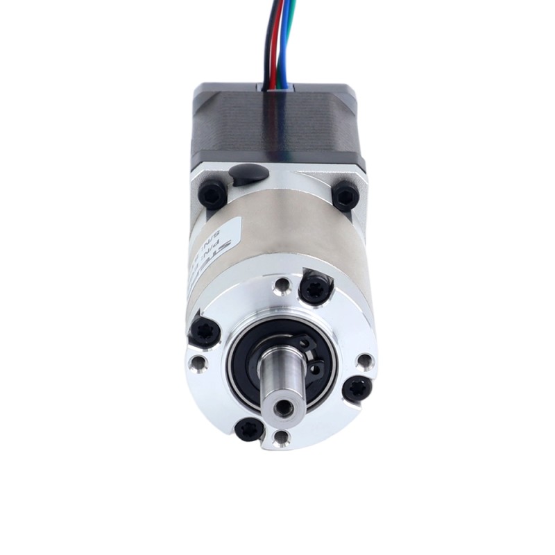 Motor paso a paso Nema 14 bipolar L=52mm w/ con caja de cambios planetaria serie EG relación de reducción 100:1 - 14HS20-1504S-EGS100 | StepperOnline