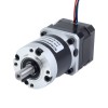 Motor paso a paso Nema 17 bipolar L=34mm w/ con caja de cambios planetaria serie MG relación de reducción 100:1 - 17HS13-0404S-MG100 | StepperOnline