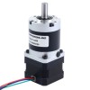 Motor paso a paso Nema 17 bipolar L=34mm w/ con caja de cambios planetaria serie MG relación de reducción 100:1 - 17HS13-0404S-MG100 | StepperOnline