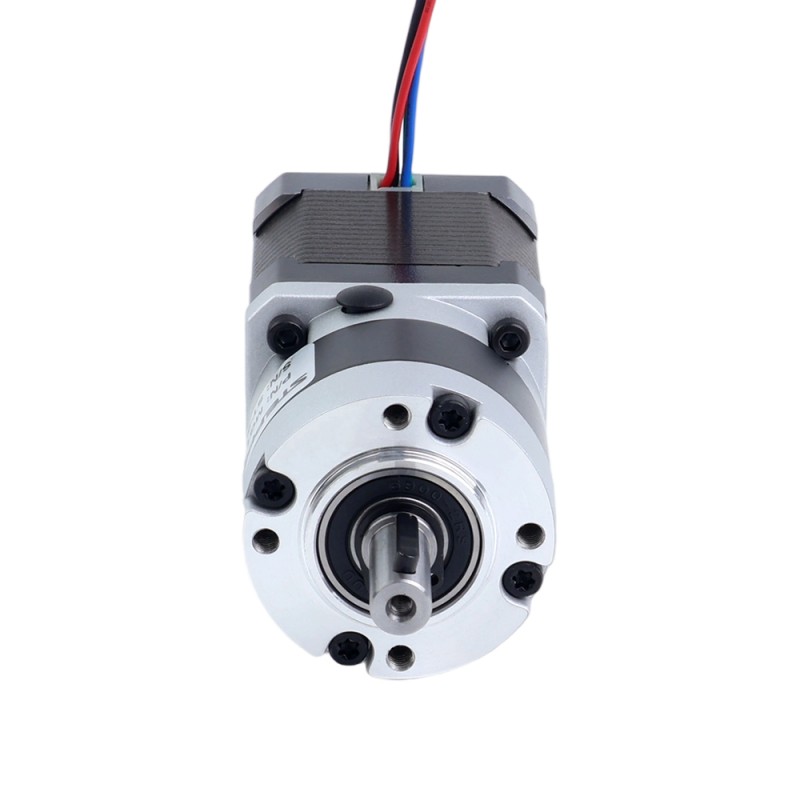 Motor paso a paso Nema 17 bipolar L=48mm w/ con caja de cambios planetaria serie MG relación de reducción 10:1 - 17HS19-1684S-MG10 | StepperOnline