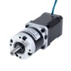 Motor paso a paso Nema 17 bipolar L=60mm w/ con caja de cambios planetaria serie MG relación de reducción 50 - 17HS24-2104S-MG50 | StepperOnline