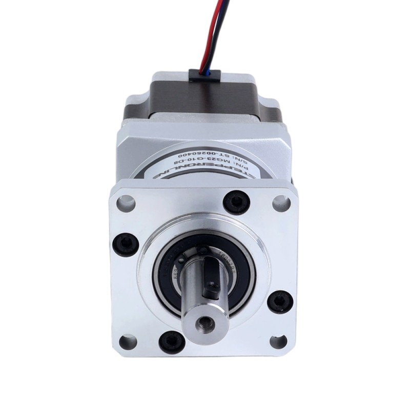 Motor paso a paso Nema 23 bipolar L=54.5mm w/ con caja de cambios planetaria serie MG relación de reducción 10:1 - 23HS22-2904S-MG10 | StepperOnline