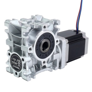Motor Nema 23 76mm Relación de transmisión 30:1 Caja de engranajes helicoidales NMRVS30