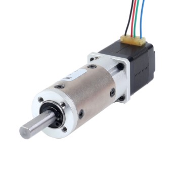 Motor paso a paso Nema 8 bipolar L=28mm con caja de cambios planetaria serie EG relación de reducción 50:1