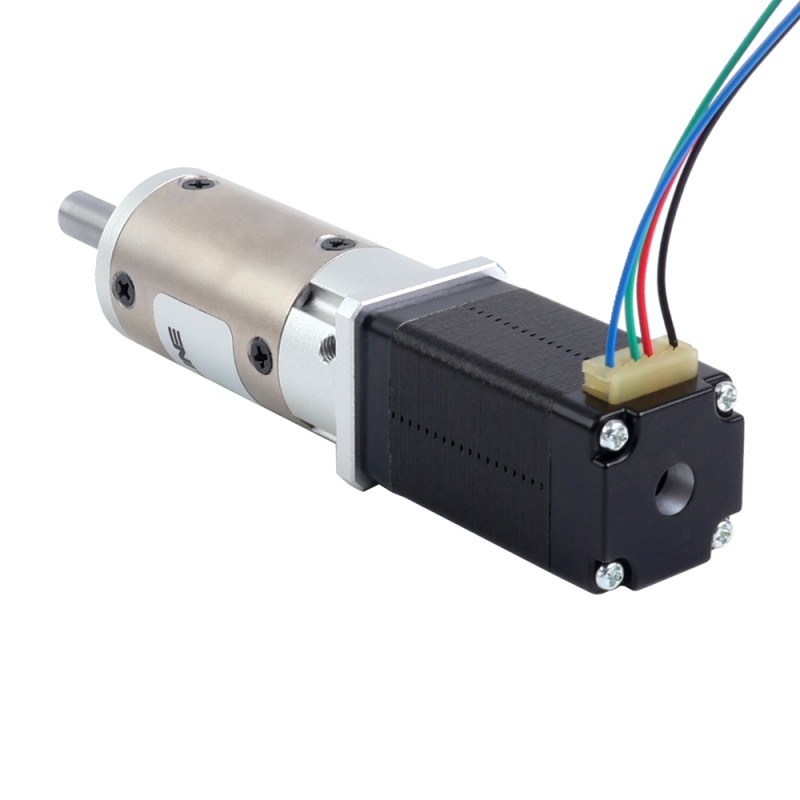 Motor paso a paso Nema 8 bipolar L=39,3mm con caja de cambios planetaria serie EG relación de reducción 50:1 - 8HS15-0604S-EGS50 | StepperOnline
