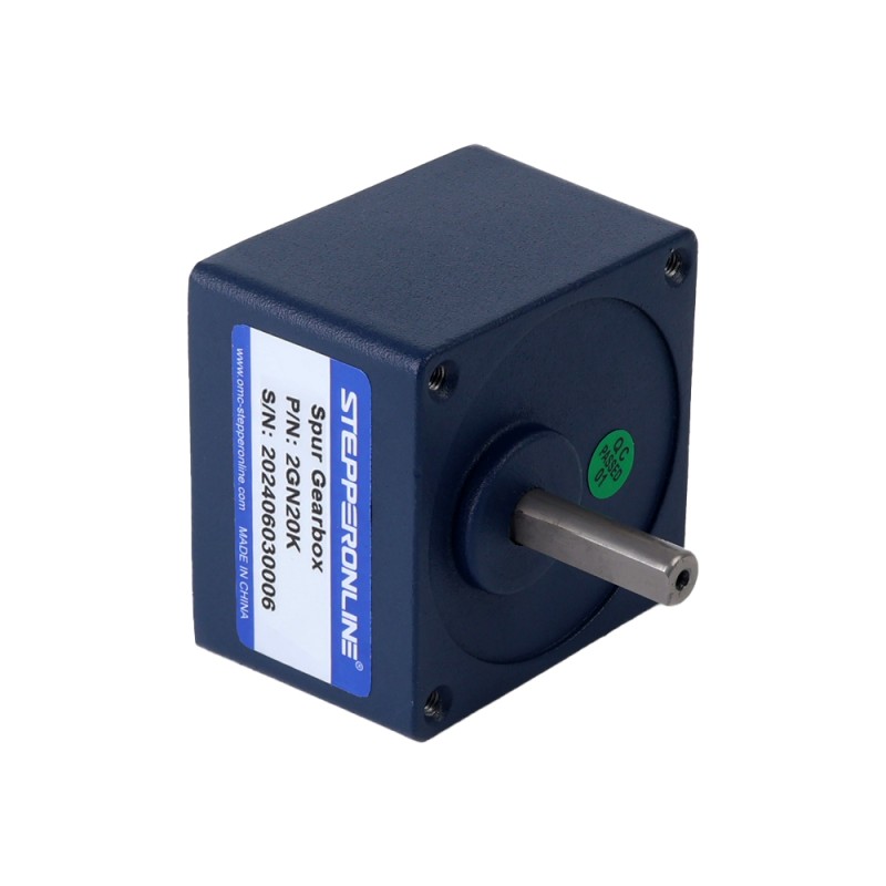 Motor CC sin escobillas con engranaje de 24V 15W 150RPM 0,70Nm(99,13oz.in) Caja de engranajes rectos 20:1 - F2B15-24GN-30S/2GN20K | StepperOnline