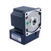 Cepillado 12V 60W 8.00Nm(1132,90oz.in) 30RPM con motor de engranaje de CC con caja de cambios de ángulo recto 100:1 - F4D60-12GN-30S/4GN100RC | StepperOnline