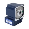 Tres fases 220VAC/380VAC 25W 50/60Hz Brida 80mm Relación de transmisión 15:1 Motor de inducción de CA con caja de cambios en ángulo recto