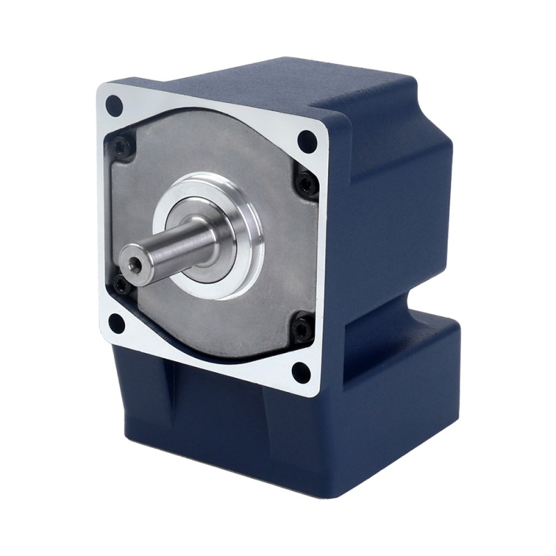 Tres fases 220VAC/380VAC 25W 50/60Hz Brida 80mm Relación de transmisión 20:1 Motor de inducción de CA con caja de cambios en ángulo recto