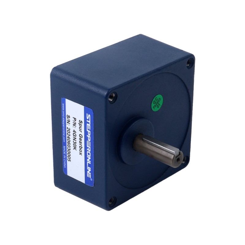 25W 110VAC 60Hz 3-51,67RPM 3,27Nm(463,07oz.in) Brida 80mm Motor de velocidad variable de CA monofásico con caja de cambios rectos - 4IK25RGN-A/4GN30K | StepperOnline