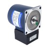 Fase única 110VAC 25W 60Hz Brida 80mm Relación de transmisión 180:1 Motor de inducción de CA con caja de cambios en ángulo recto