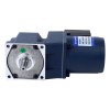 Tres fases 220VAC/380VAC 25W 50/60Hz Brida 80mm Relación de transmisión 20:1 Motor de inducción de CA con caja de cambios en ángulo recto