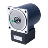 Fase única 220VAC 25W 50Hz Brida 80mm Relación de transmisión 50:1 Motor de inducción de CA con caja de cambios en ángulo recto
