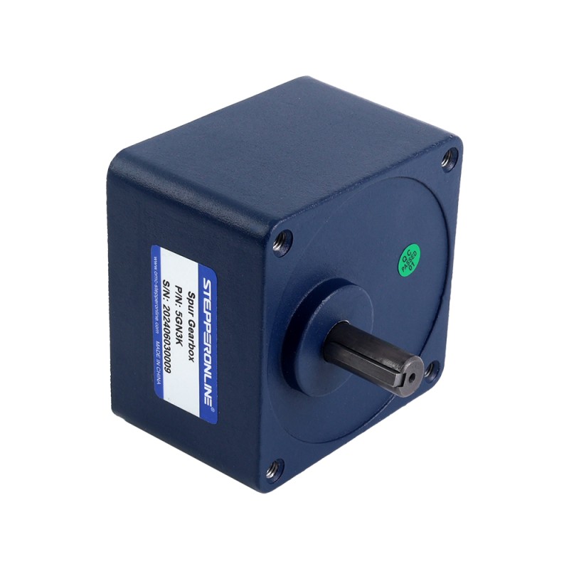 Fase única 220VAC 60W 50Hz Brida 90mm Relación de transmisión 3:1 Motor de inducción de CA con caja de cambios rectos