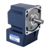 Tres fases 220VAC/380VAC 90W 50/60Hz Brida 90mm Relación de transmisión 10:1 Motor de inducción de CA con caja de cambios en ángulo recto