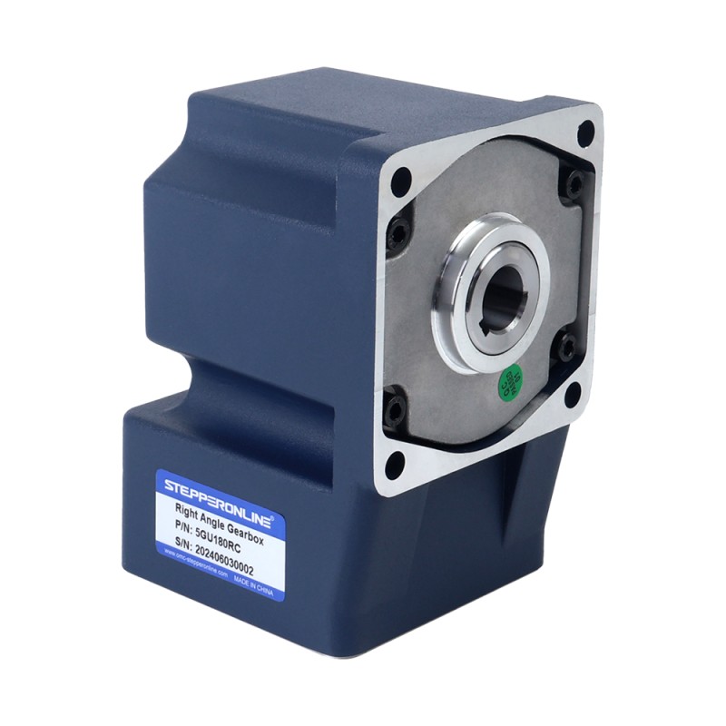 Tres fases 220VAC/380VAC 90W 50/60Hz Brida 90mm Relación de transmisión 180:1 Motor de inducción de CA con caja de cambios en ángulo recto