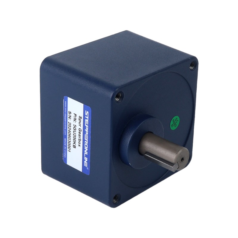 Fase única 110VAC 90W 60Hz Brida 90mm Relación de transmisión 200:1 Motor de inducción de CA con caja de cambios rectos
