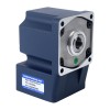 Tres fases 220VAC/380VAC 90W 50/60Hz Brida 90mm Relación de transmisión 20:1 Motor de inducción de CA con caja de cambios en ángulo recto