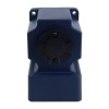 90W 220VAC 50Hz 27RPM 21,00Nm(2973,84oz.in) Brida 90mm Motor de inducción de CA monofásico de eje hueco de caja de cambios de ángulo recto - 5IK90GU-CFT/5GU50RC | StepperOnline