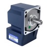 90W 220VAC 50Hz 27RPM 21,00Nm(2973,84oz.in) Brida 90mm Motor de inducción de CA monofásico con eje chavetero de caja de cambios en ángulo recto - 5IK90GU-CFT/5GU50RT | StepperOnline
